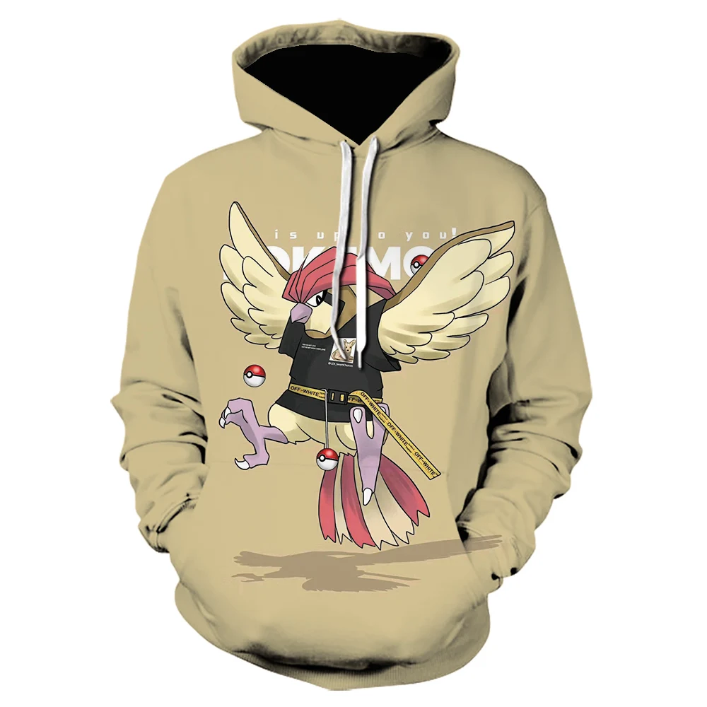 

2021Hot Pokemon Men's New Brand Hoodie Luminous Jersey Hoodie Sweatshirt Casual Anime Hoodie Men Streetwear Pullover Cosplay Coa