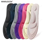 Winruochen 4D стельки с плоской подошвой для поддержки стопы, ортопедические стельки из губчатой пены с эффектом памяти для мужчин и женщин, облегчение боли, мягкие стельки для обуви