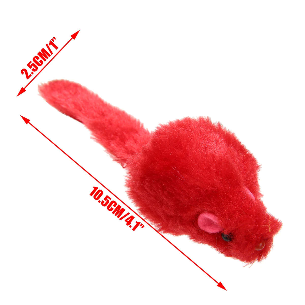 Mayitr 24 шт. домашних животных кошки-мышки Форма игрушка пушистый котенок смешные