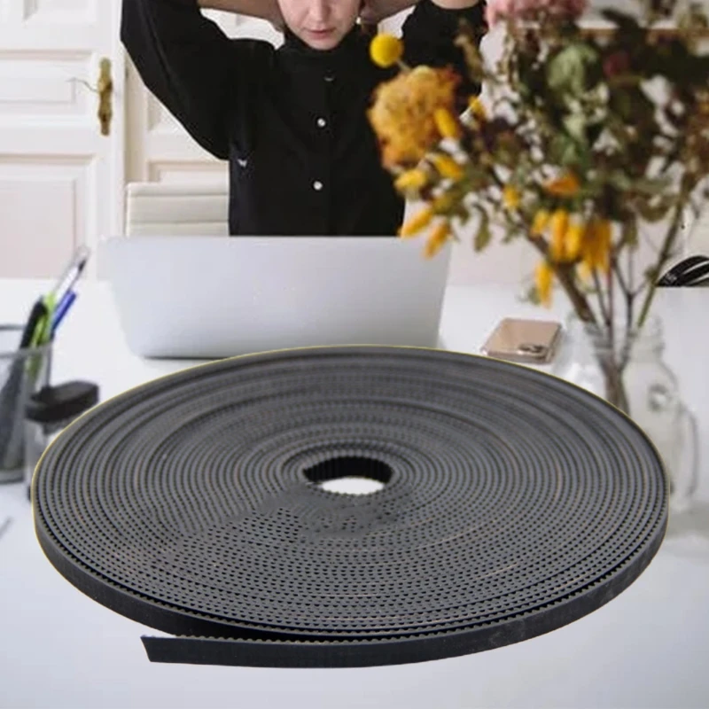

GT2-6mm / 10mm open timing belt GT2 belt Rubber Aramid Fiber cut to length for 3D printer wholesale