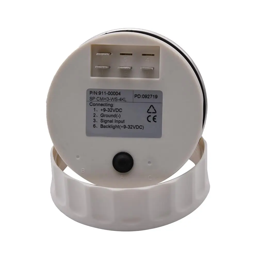 85 мм лодка с тахометром автомобильный Морской Тахометр 8000 об/мин ЖК песометром