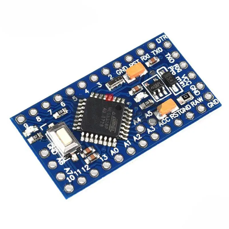 Pro Mini 328 3 V/8 M 5V/16M ATMEGA328 ATMEGA328P-AU V/8MHz 5V/16MHZ для Arduino | Электронные компоненты и