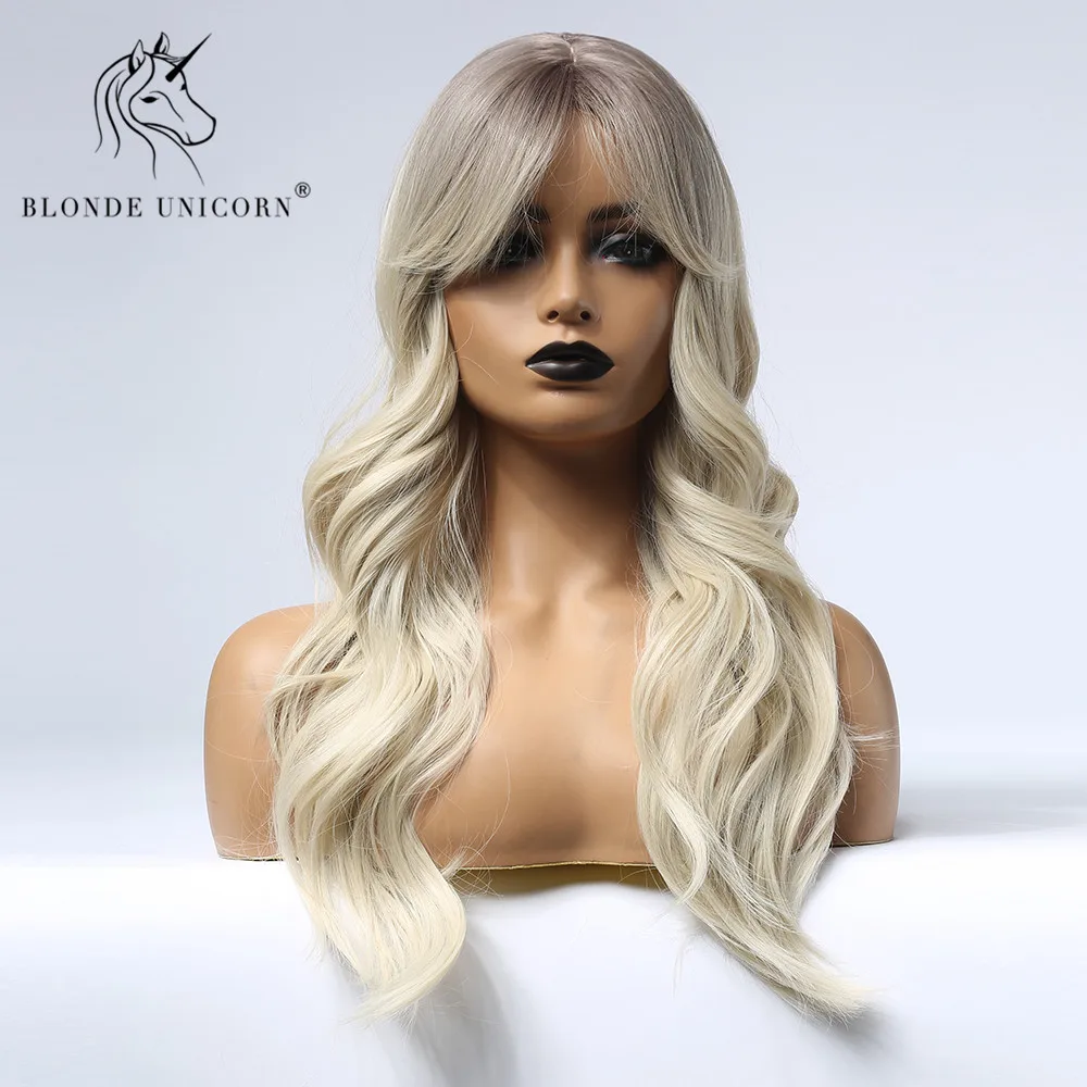 Синтетические парики для косплея длинные вьющиеся волосы серый парик с боковой