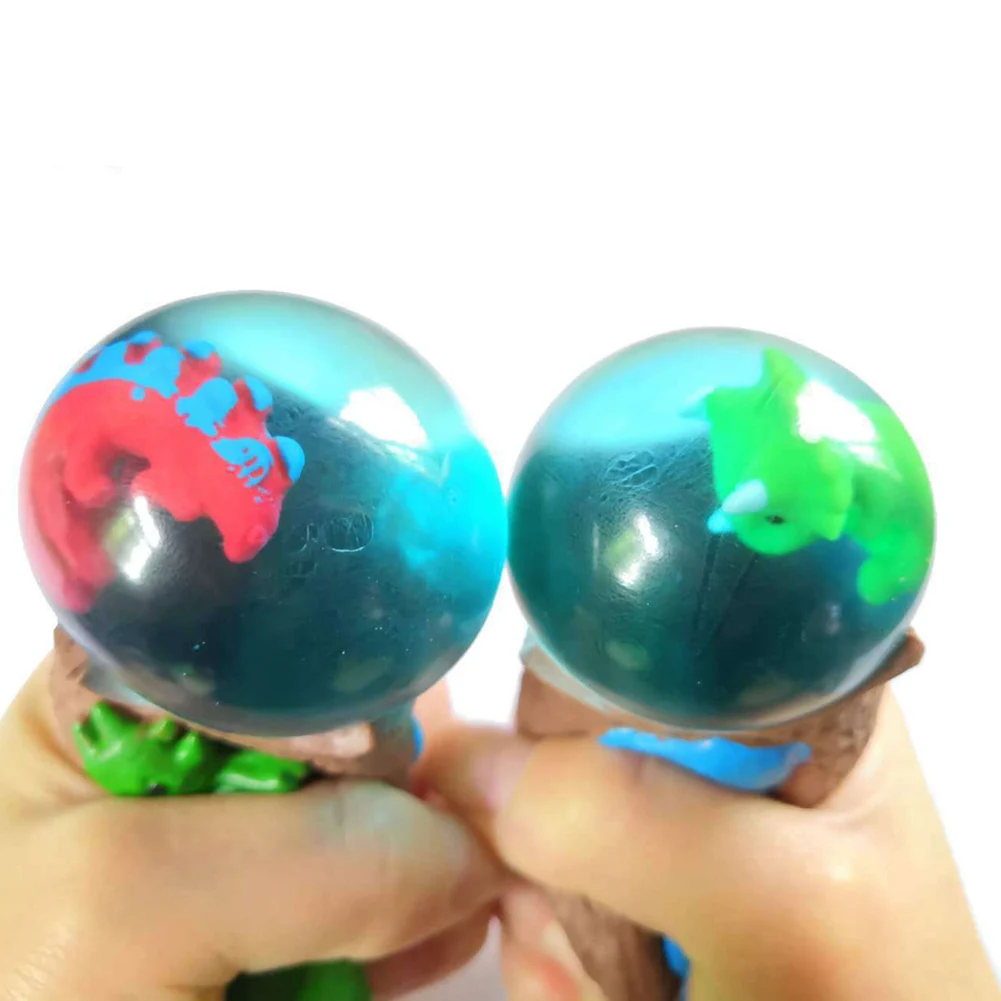 

1Pc Dinosaur Egg Squeeze Water Ball Hand Grip Decompression Kids Adults Toy Stress Reliever Kids Adult Gifts Unbreakable