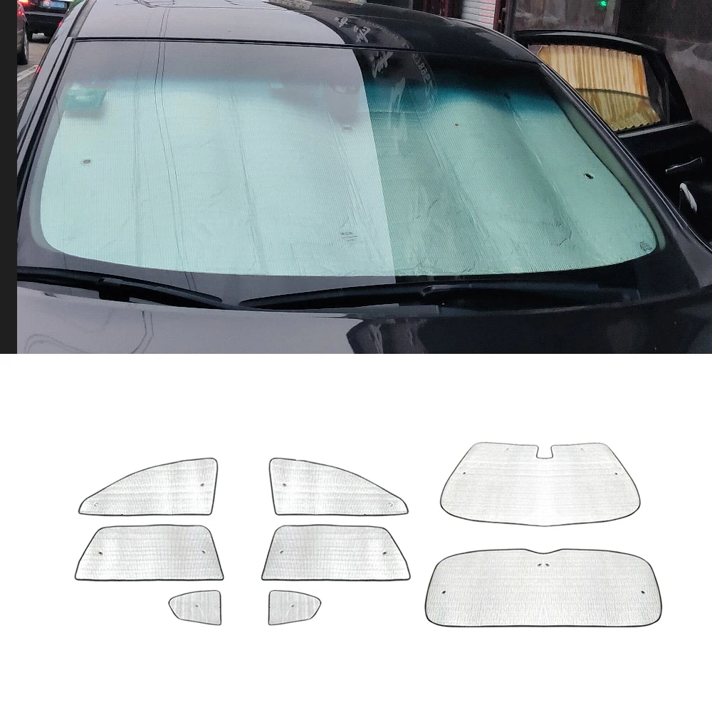 

For Nissan Teana J32 2008-2012 Car Windshield Sun Shade UV Shield Cover Sunshade Heat Insulation Front Side Windows Protection