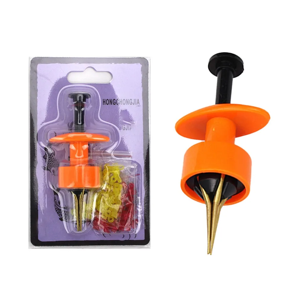 

1PC Fishing Baits Lightweight Clip Fishing Lures Earthworm Bloodworm Red Worm Clip Hook Clip
