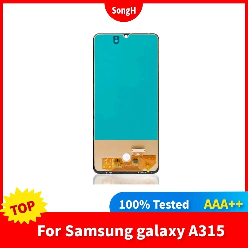 

100% новый для Samsung Galaxy A31, ЖК-дисплей, сенсорный экран, дигитайзер в сборе, Замена для Samsung A31, A315, A315F, ЖК-дисплей