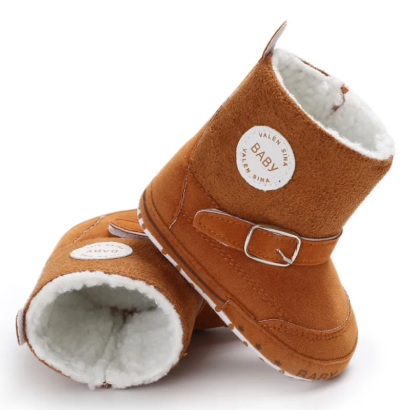 

Winter Infant Baby Warm Boots First Walkers Sweet Soft Sole Non-slip Shoes Toddler Baby Booties Baby Shoes Ins New