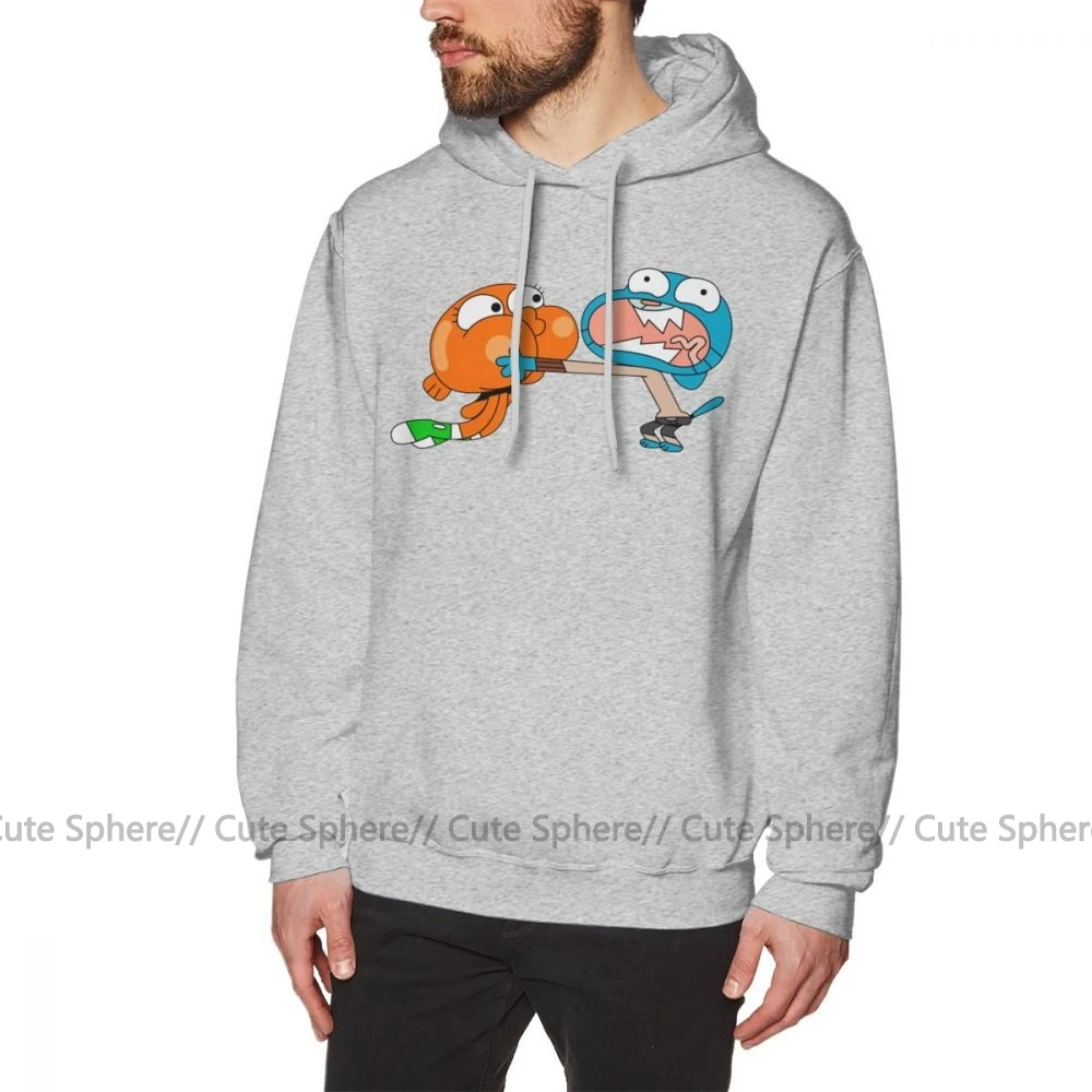 Gumball удивительный мир Толстовка удивительный мир Gumball толстовки XL Зимний пуловер худи мужские длинные красивые фиолетовые толстовки