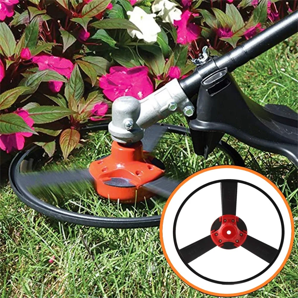 

Universal Trimmer Head Stainless Steel Garden Grass Brushcutter Attachment Lawn Mower Heads Accessories Replacement Parts Wires
