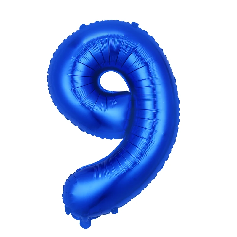 

Blue Number balloons Happy Birthday Party Decorations Kid Foil Balloons Air Helium Baloons Birthday Globos Balon