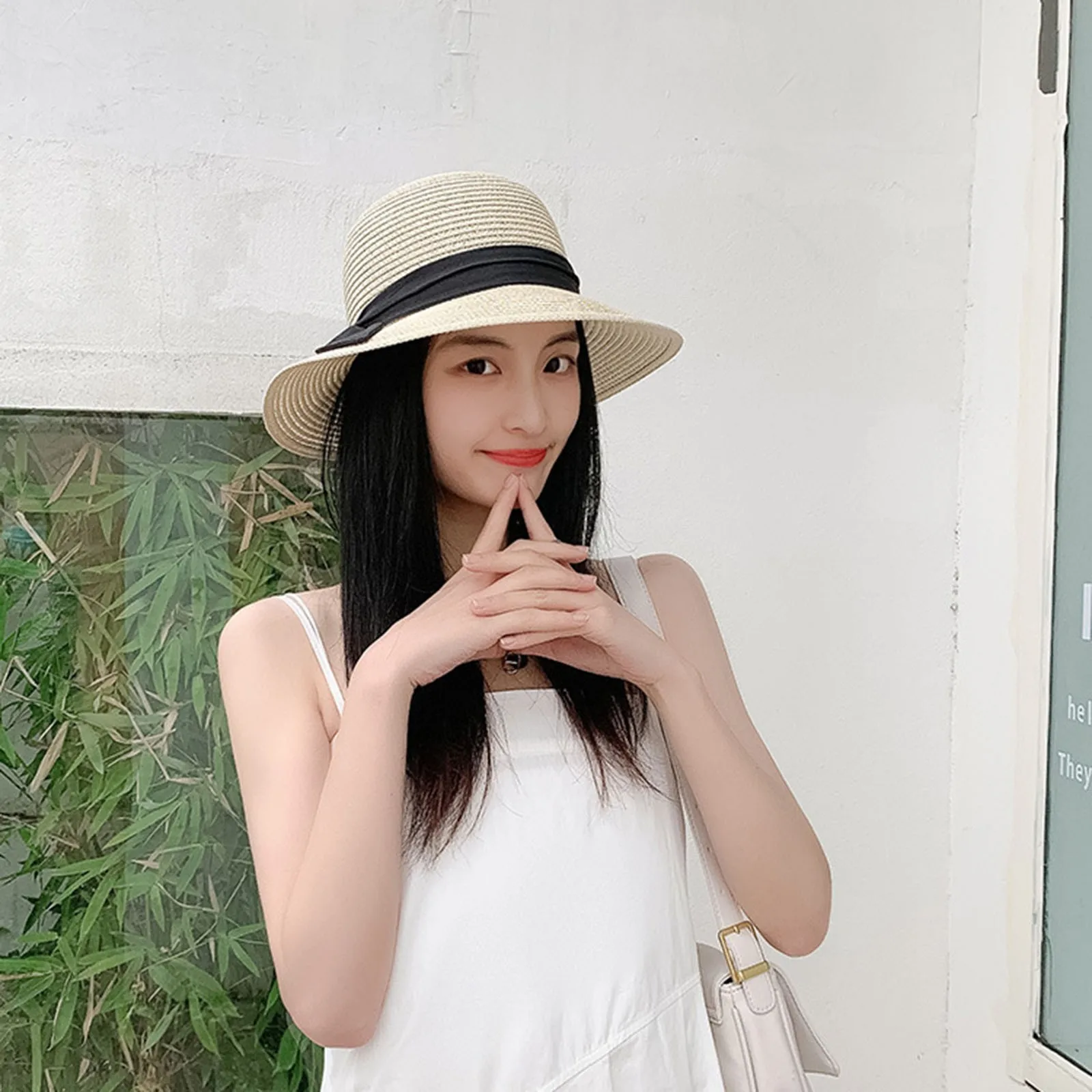 

Girl Sun Caps Hot Sale High Quality Women's Sunshade Oversized Eaves Sun Hat Summer Sunscreen Dome Beach Hat For Dropshipping