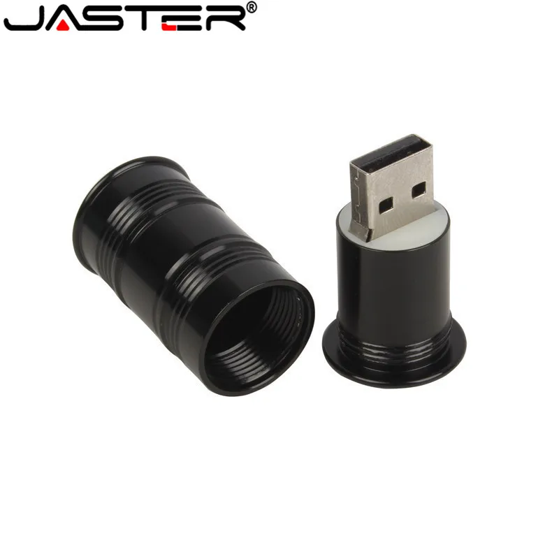 JASTER металлический масляный бак USB флеш-накопители масляная бутылка pendrive 64 ГБ 32 16 8