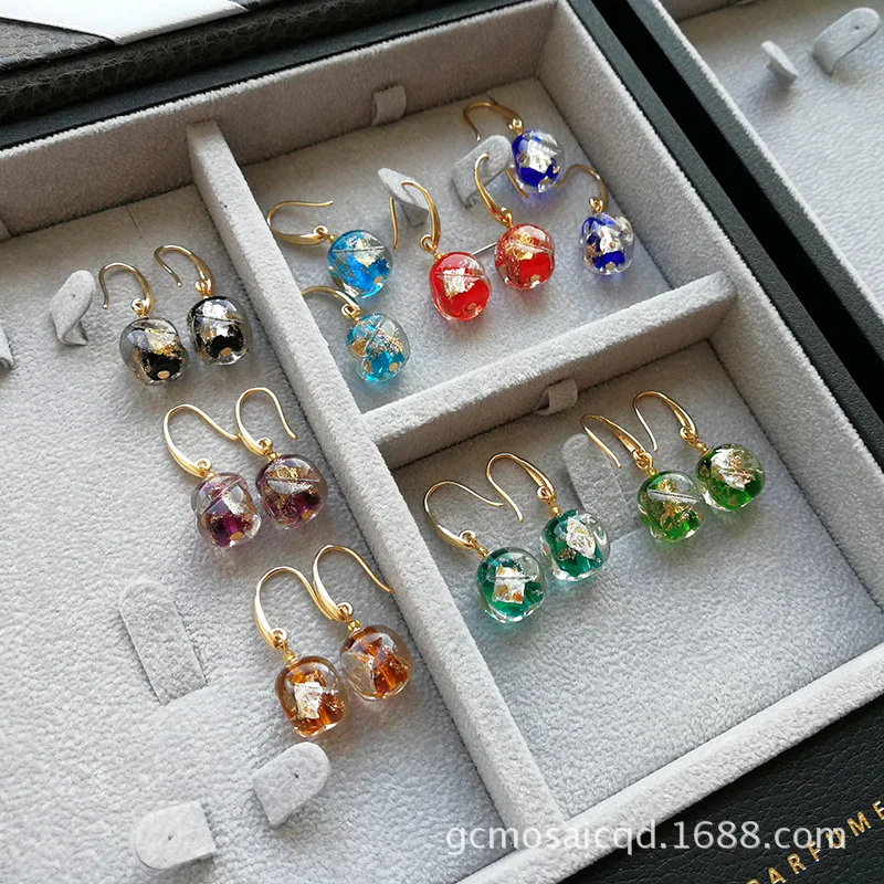 

Fashion Jewelry Retro Charms Women Female Drop Irregular Crystal Earrings Original Design Earring for Wedding LOW0