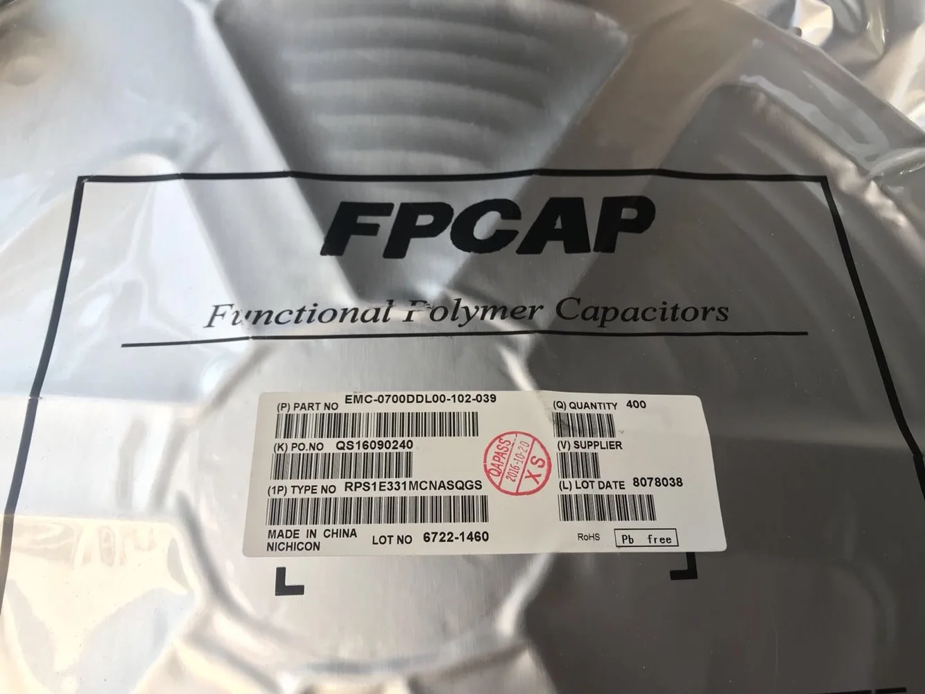 

25v330uf 10*12 patch solid-state capacitors RPS1E331MCNASQGS 330uf 25v