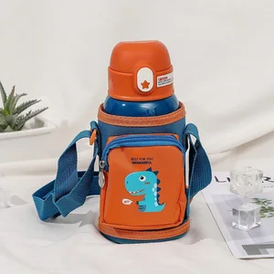500 мл детская чашка для кормления животных, термос для молока из нержавеющей стали для детей, Изолированная бутылка для горячей воды, герметичная Термокружка