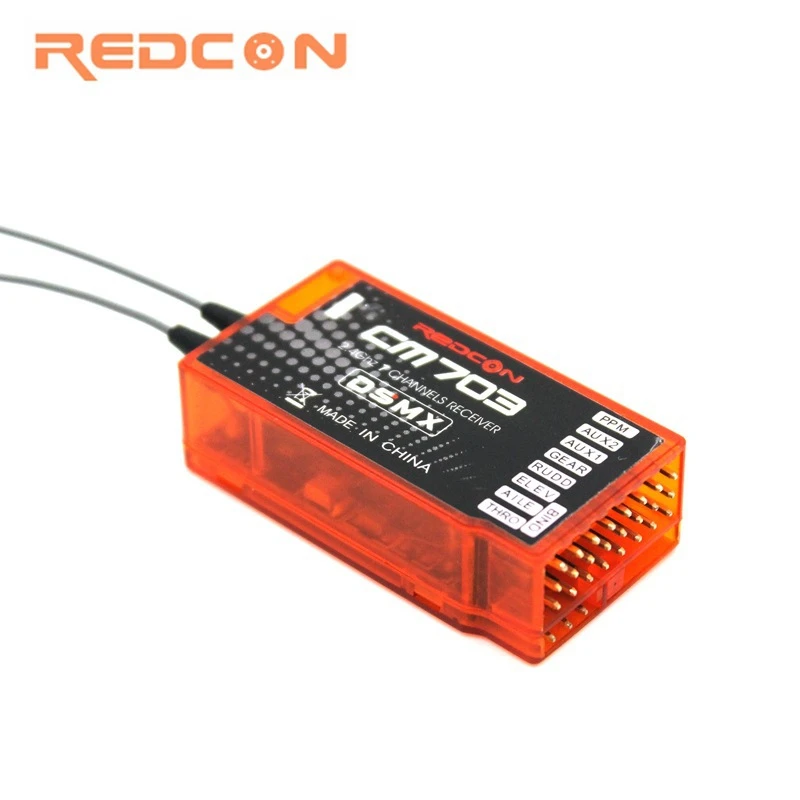 REDCON CM703 PPM выход 2 4 ГГц 7CH DSM X DSM2 приемник совместим с пульт дистанционного