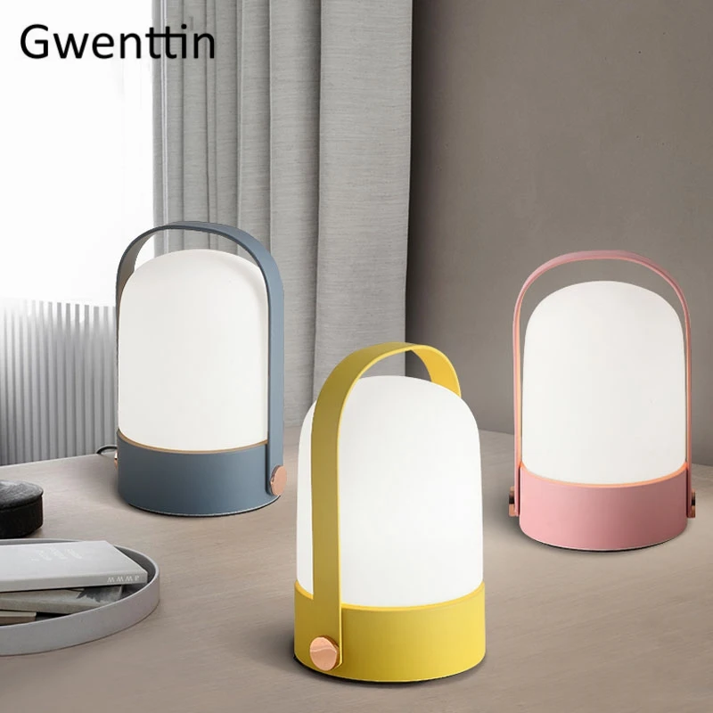 Светодиодные настольные лампы в скандинавском стиле железная лампа для спальни