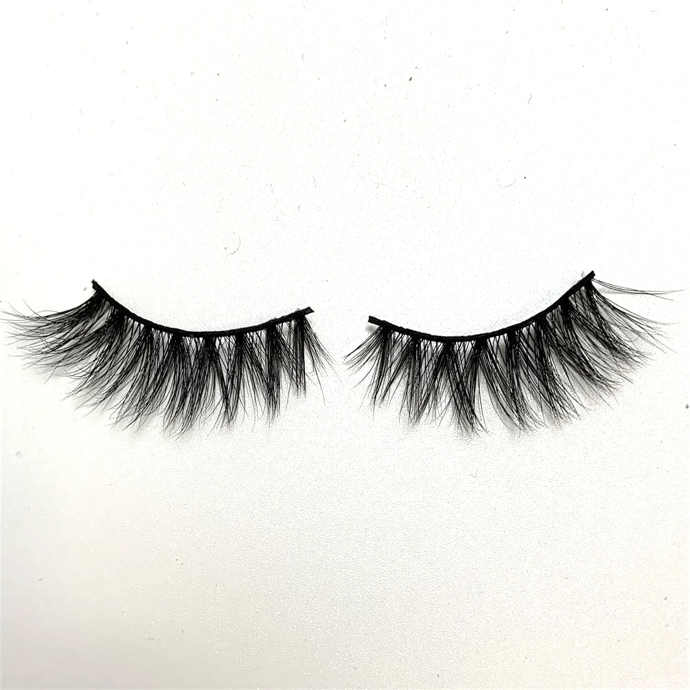 

LOVE THANKS 1 pair Mink Lashes 3D Mink Eyelashes 100% Cruelty free Handmade Reusable Crisscross Eyelashes Extension Makeup S71