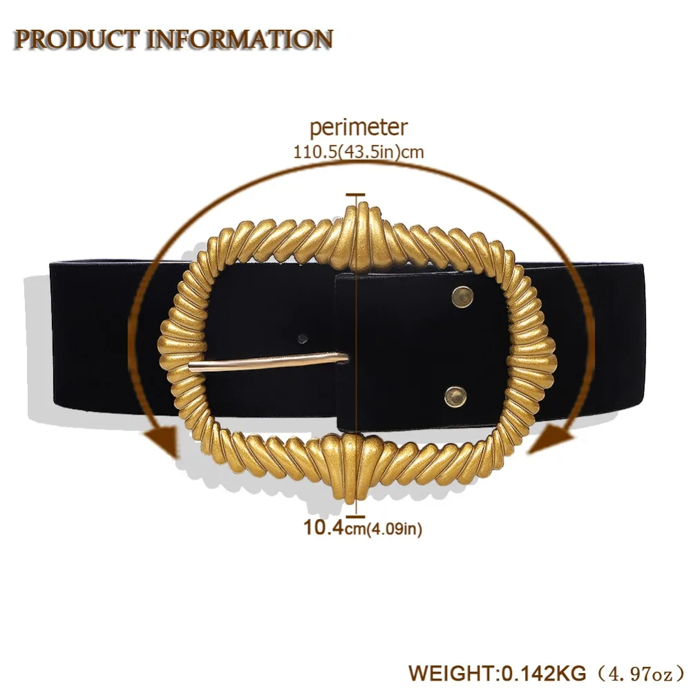 Vedawas Luxury Brand Za Pearl Belts For Women Charm Crystal Maxi Buckle Statement Belts Female Romantic Waist Party Jewelry
