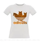 Футболка Donna BIANCO ADICATS Cat крутая Повседневная гордость футболка для мужчин Унисекс Новая мода Быстрая доставка