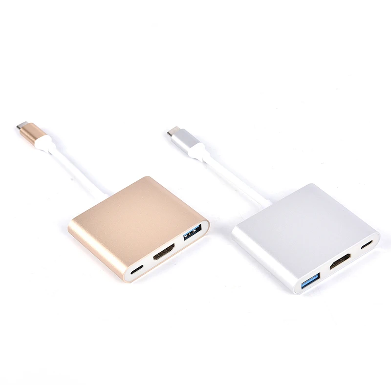 4K USBC 3 1 концентратор конвертер USB C Тип к 0/HDMI/Type женское зарядное устройство AV