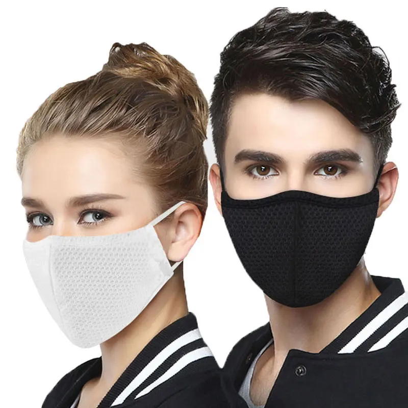 Многоразовая Тканевая маска защитная для лица моющаяся противопылевая маски