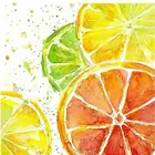 AB DIY круглая квадратная алмазная живопись с фруктами лимоном 5D полная вышивка икона из смолы ручная работа вышивка