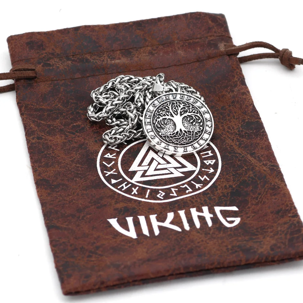 Ожерелье с кулоном norse Yggdrasill амулет викинга rune tree of life | Украшения и аксессуары