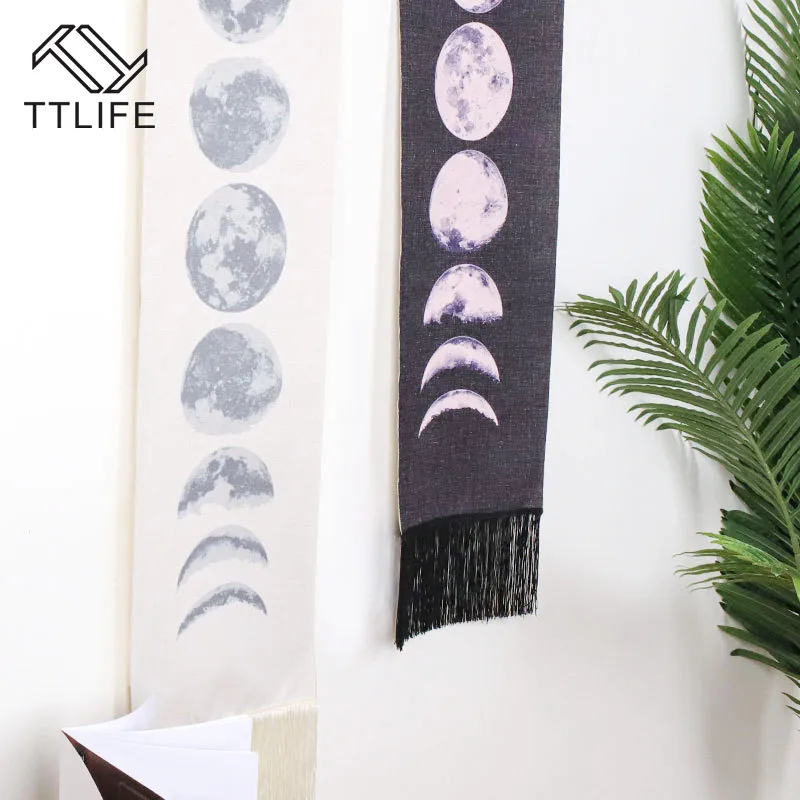 Best Selling 2019 Products Home Decor Tapestry Hanging Tapestries Nine Phases The Full Growth Moon Cycle Support Dropshipping | Дом и сад