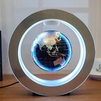 round led world map floating globe magnetic levitation light anti gravity magic