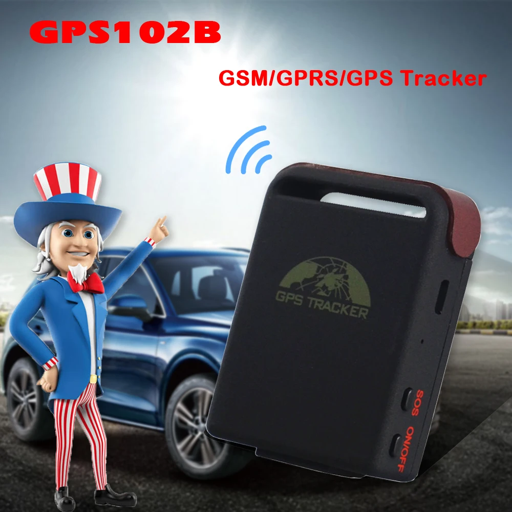 TK102B Мини GPS GSM GPRS трекер для автомобиля автомобильный скрытый прослушивающий gps