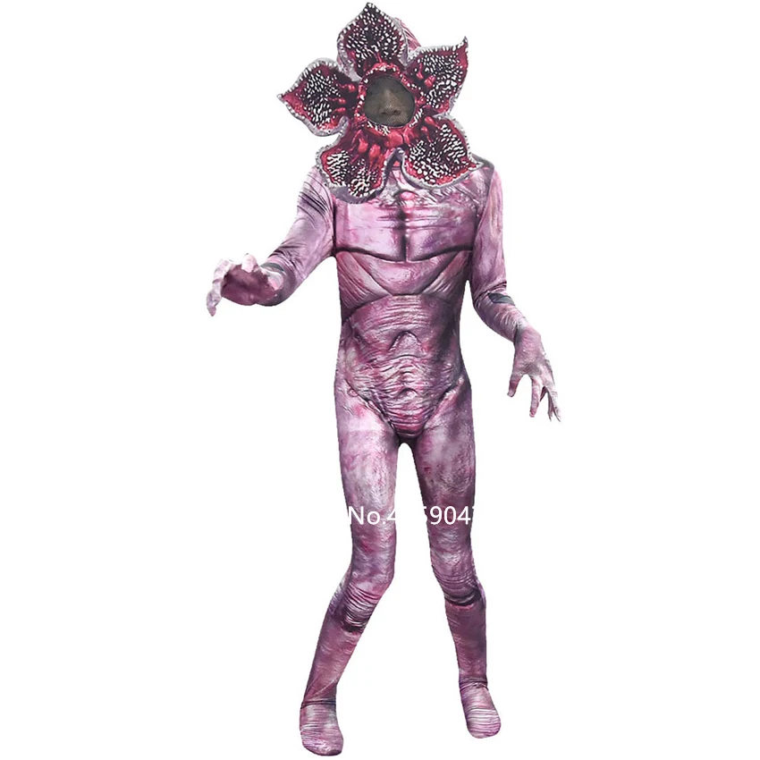 Хэллоуин Женщины Мужчины страшный Demogorgon биохимическая Зомби Маска для косплея набор головных уборов карнавал Digusting мужчины-пожиратель наряд
