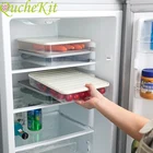 Кухонный Прозрачный Полипропиленовый Контейнер для хранения, контейнер для еды в холодильнике, освежитель для пельменей, яиц, рыбы
