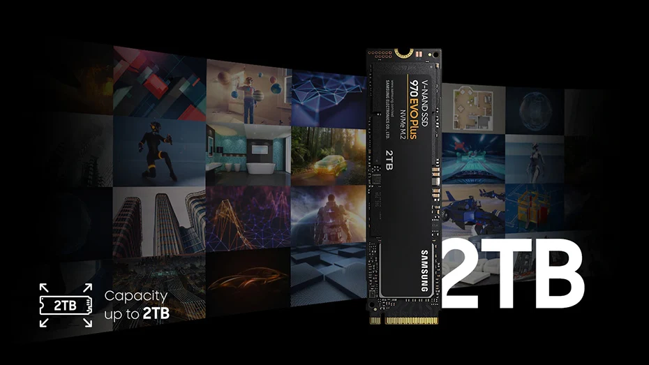 Samsung SSD 970 EVO Plus 250 ГБ NVMe M.2 2280 SSD 500 ГБ 1 ТБ M.2 Внутренний твердотельный накопитель TLC SSD PCIe 3,0x4 NVMe 1,3 ноутбук