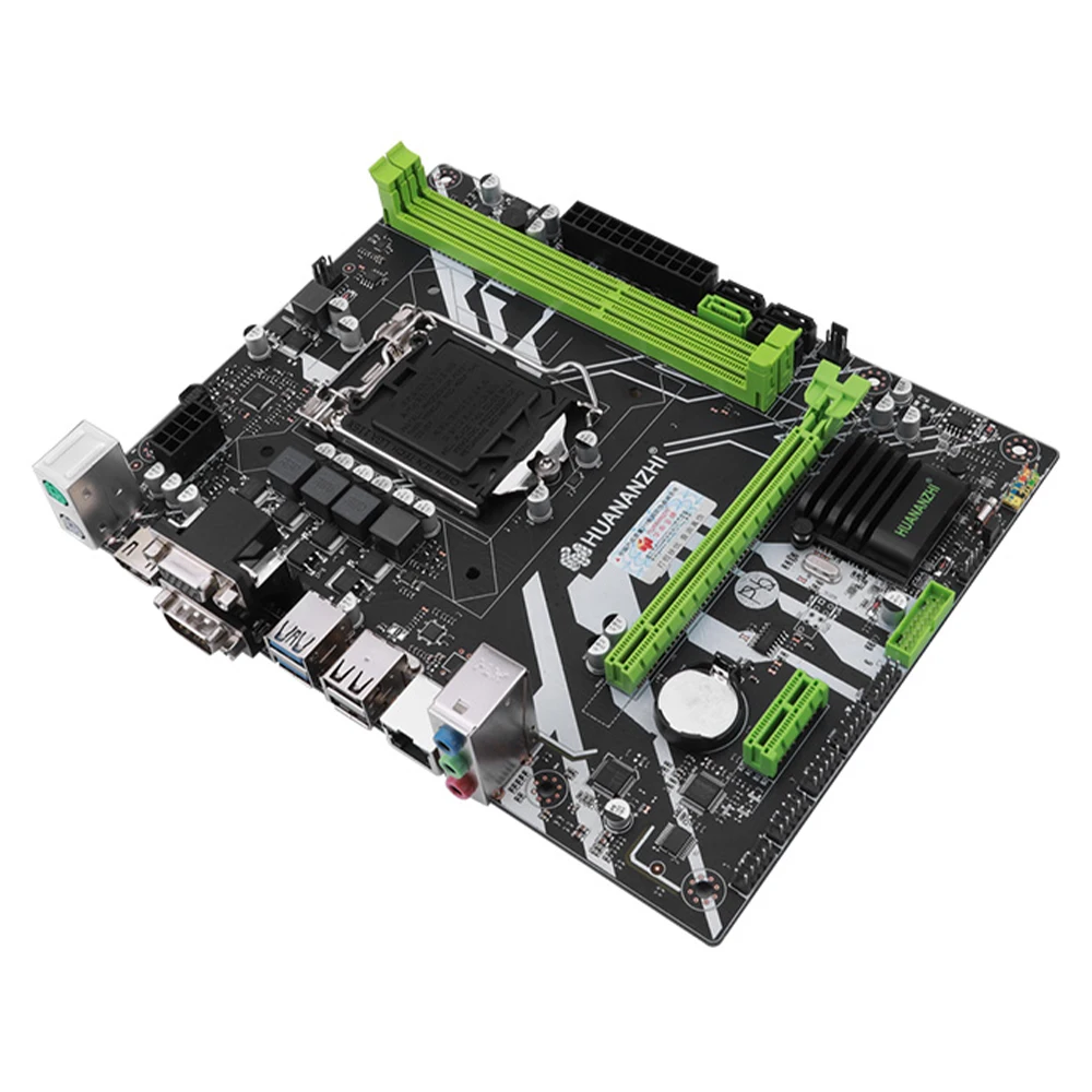 HUANANZHI B75 PLUS V3.1 B75 PLUS Motherboard M-ATX For Intel LGA 1155 i3 i5 i7 E3 DDR3 1600MHz 16GB SATA3.0 PCIE HDMI-Compatible