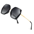 Женские солнцезащитные очки в квадратной оправе с градиентными линзами AOFLY, UV400