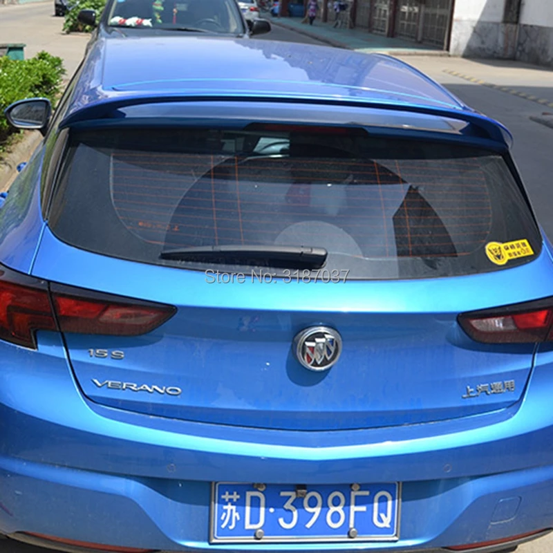 Спойлер для Opel Astra K 2015-2018 АБС-пластик Неокрашенный задний спойлер на крыло крышу