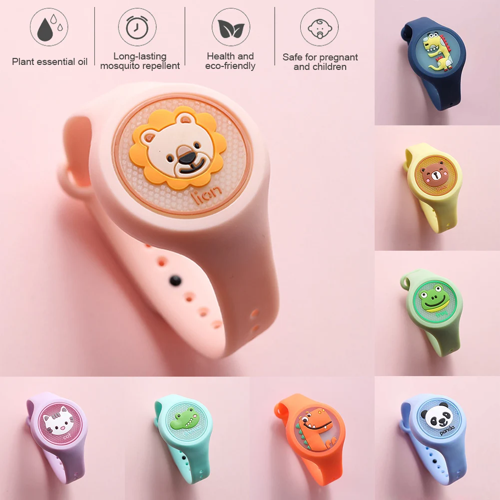 

Kids Mosquito Repellent Watch Lightweight Natural Mosquito Repellent Bracelet Plant Essential Oil Mosquito Repellent Device