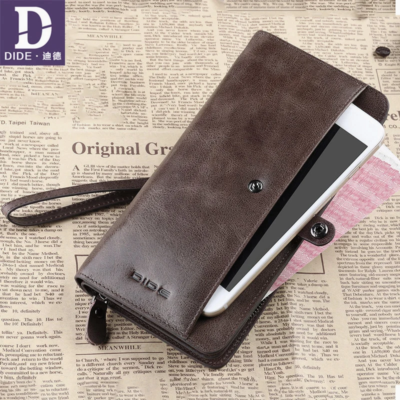 DIDE повседневная сумка для телефона клатч кошелек из натуральной кожи кошельки