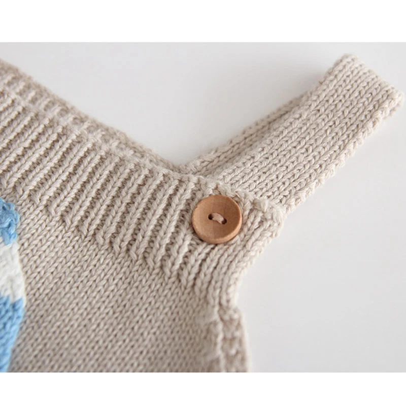 Newborn Baby Spring Autumn Bodysuit Lovely Cute Boy Girls Sleeveless Sweater Toddler Girl Party Baptism 0-24m Vest | Мать и ребенок