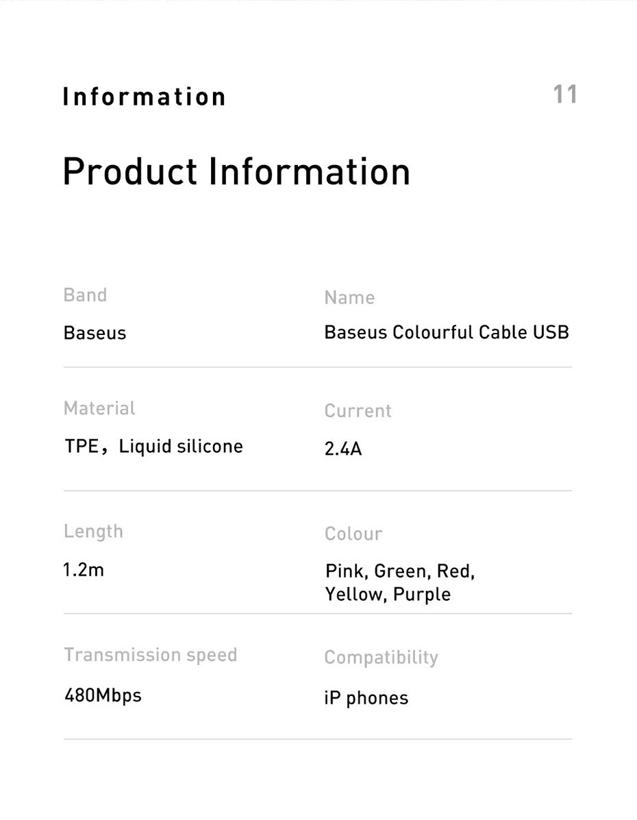 Baseus USB кабель для iPhone xr 2.4A кабель передачи данных для быстрой зарядки для iPhone XS Max 8 Plus 7 6 5S зарядное устройство for iPhone Pro Pro Max 11 быстрая зарядка зарядный USB кабель провод шнур зарядка для