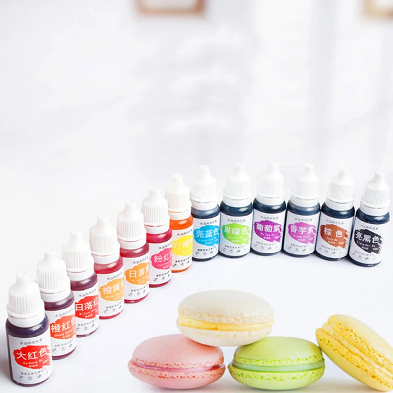 Красители для производства мыла Набор раскрашивания набор жидкостей пищевые