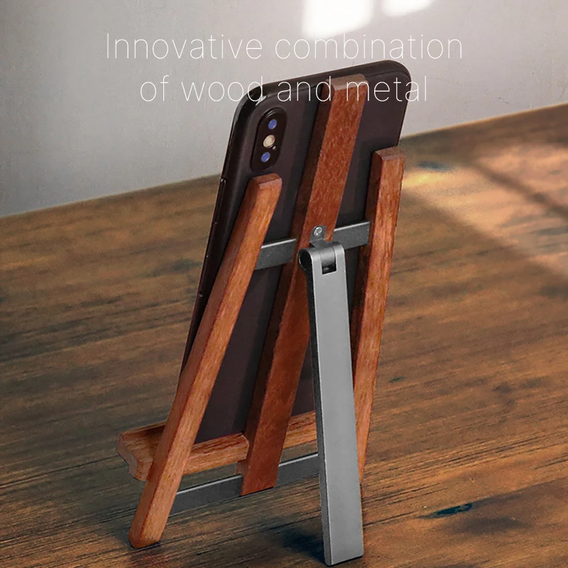 wooden mobile phone stand creative drawing board stand mobile phone tablet portable desktop universal stand free global shipping