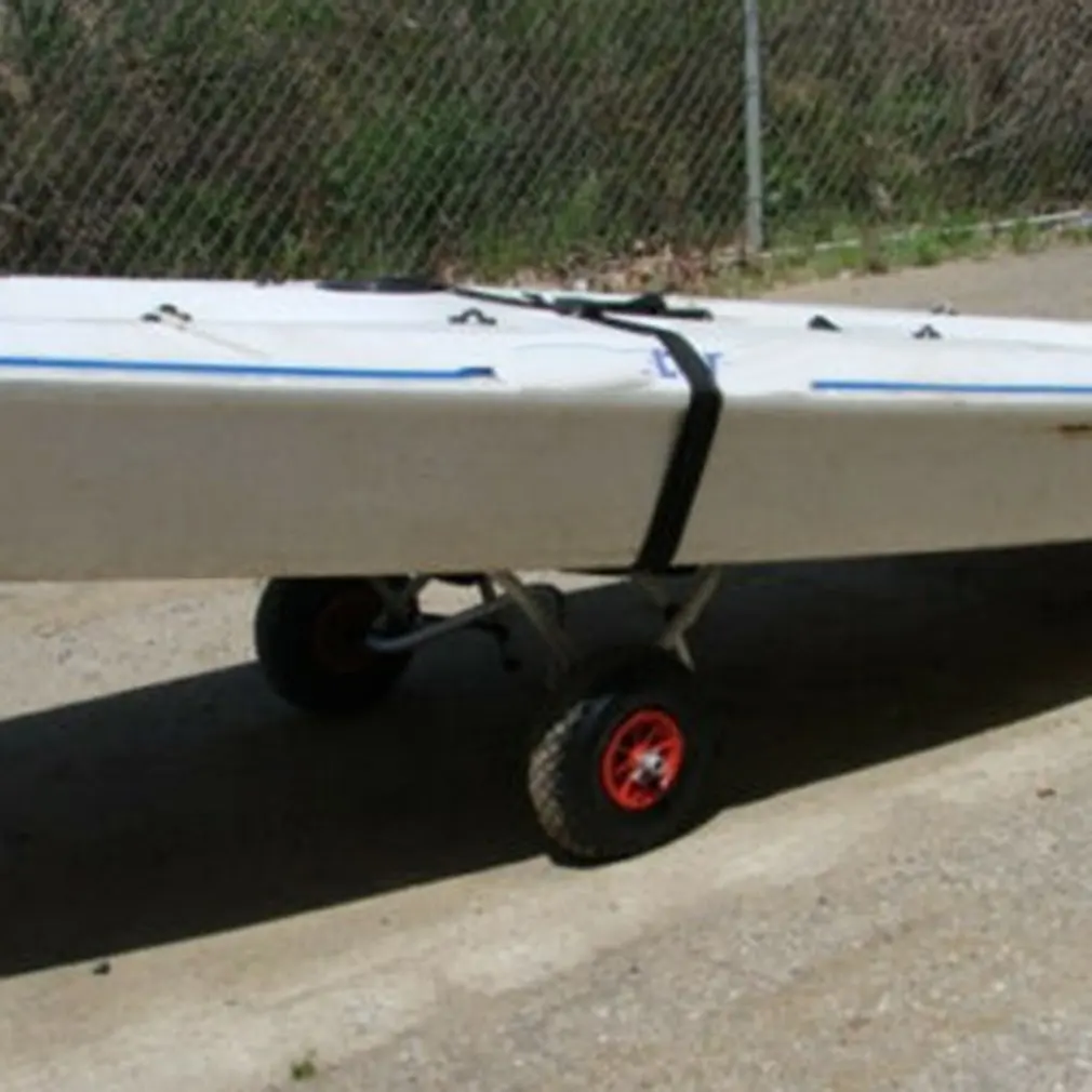 

Aluminum Kayak Trailer Foldable Boat Kayak Carrier Beach Marine Drag Trailer Boat Kayak Cart Tote Trolley Transport Cart