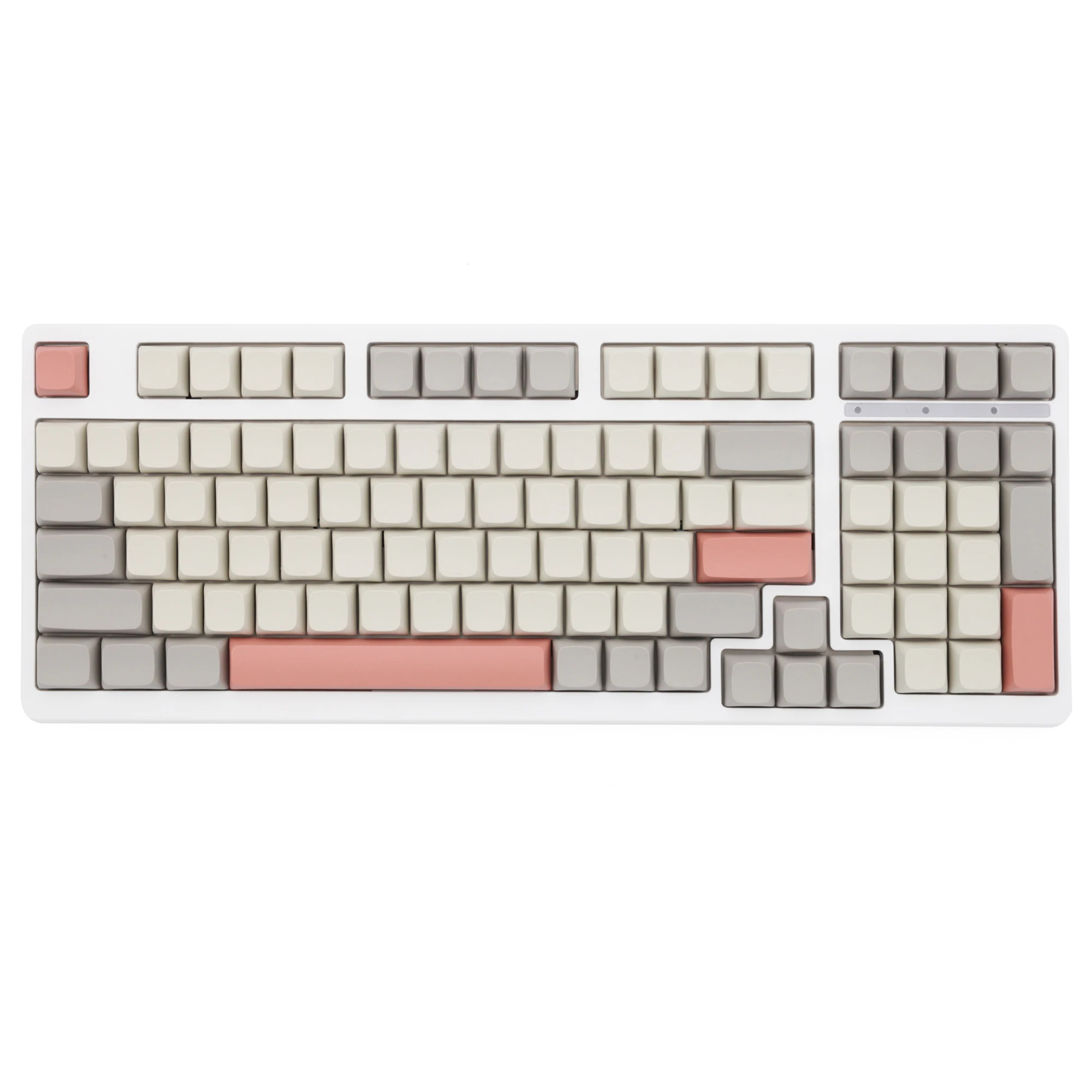 keyboard on pc XDA V2 Gentleman Set Dye Sub Keycap Set thick PBT for keyboard gh60 poker 87 tkl 104 ansi xd64 bm60 xd68 bm65 bm68 Japanese RU gaming pc keyboard