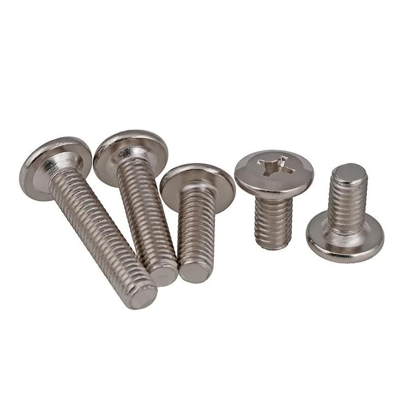 Болты мебельные большие с плоской головкой винты перекрестными звеньями для