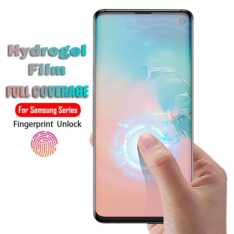Гидрогелевая пленка для Samsung Galaxy s10 s10e s9 s8 plus a50 note 10 9 защитная экрана Pantalla