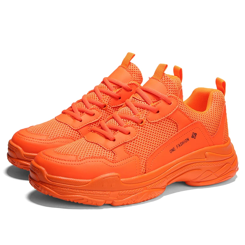 Кроссовки мужские дышащие повседневная обувь плоская подошва карамельные цвета