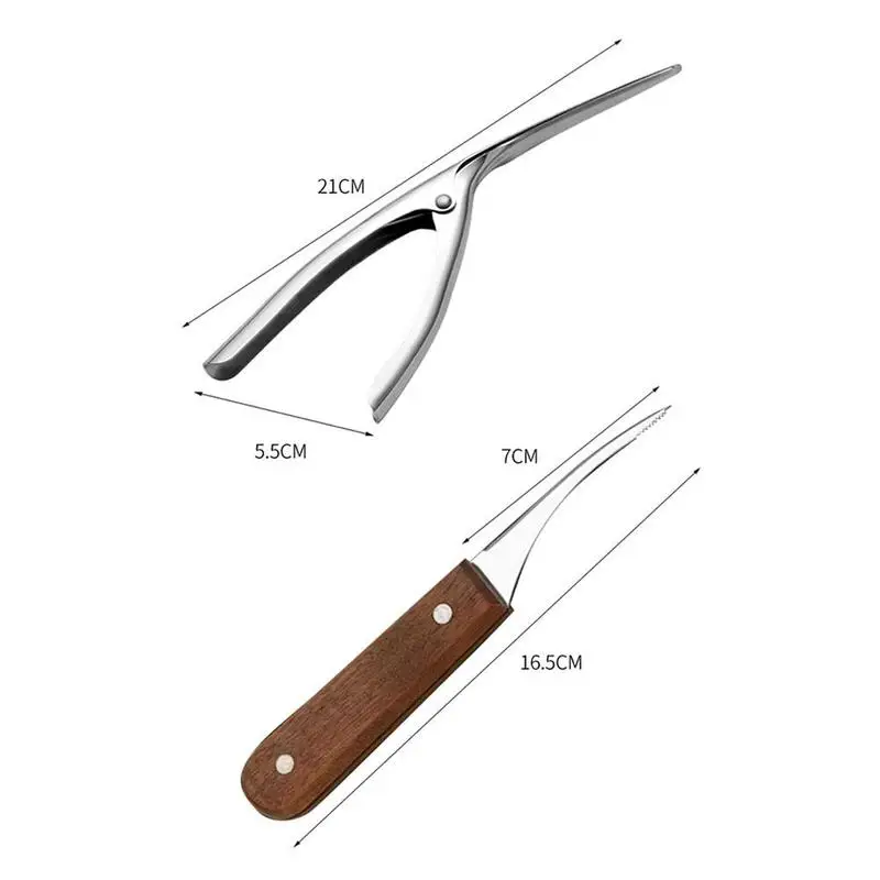 Shrimp Peeler Kitchen Appliances Portable Steel Shrimp Deveiner Lobster Practical Kitchen Supplies Fishing Knife Tools